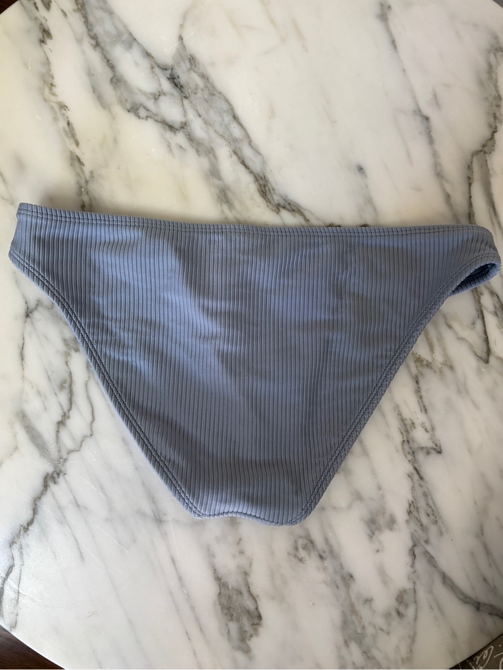 Xhilaration Light Blue Ribbed Bikini Bottom